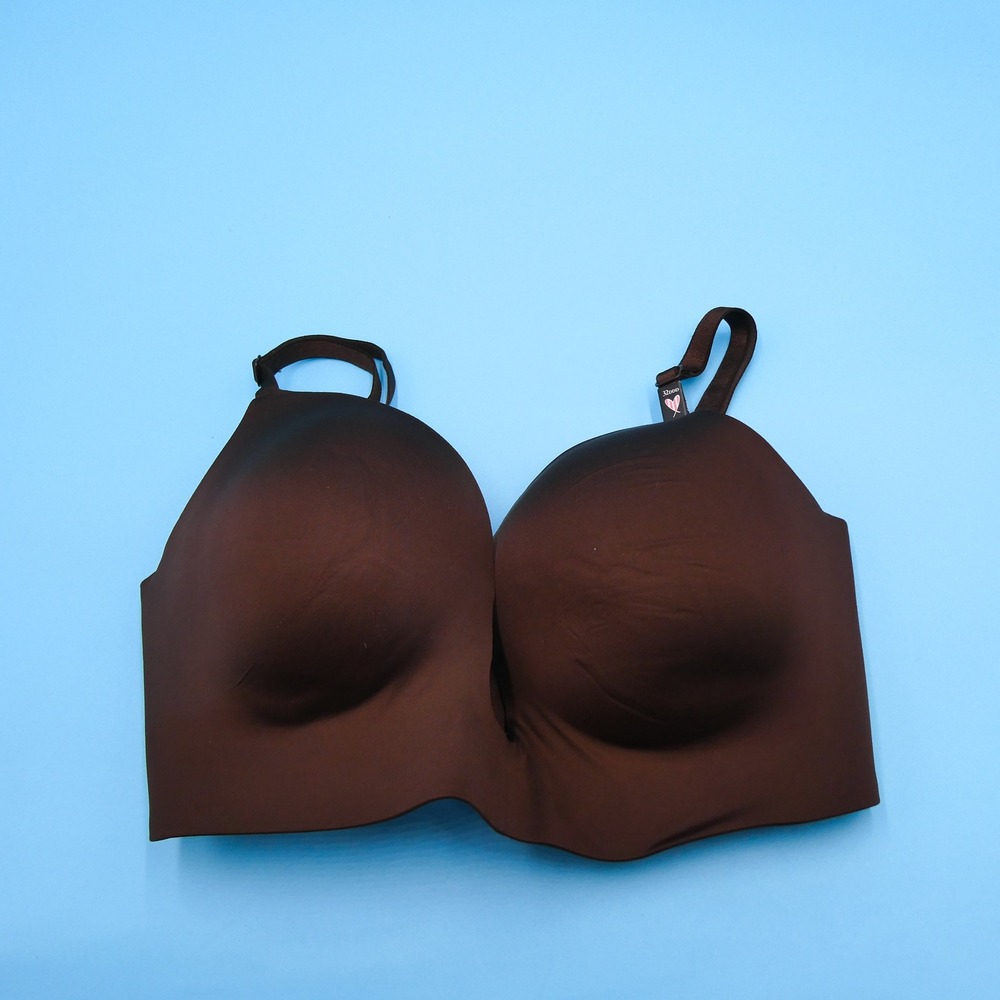 Victoria's Secret Bra Womens 32DDD Plunge Brown Underwire Microfiber